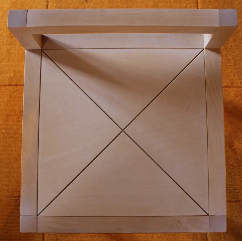 Pamono Brunelleschi Maple Coffee Table and Chairs by Ferdinando Meccani, Set of 5> Tables