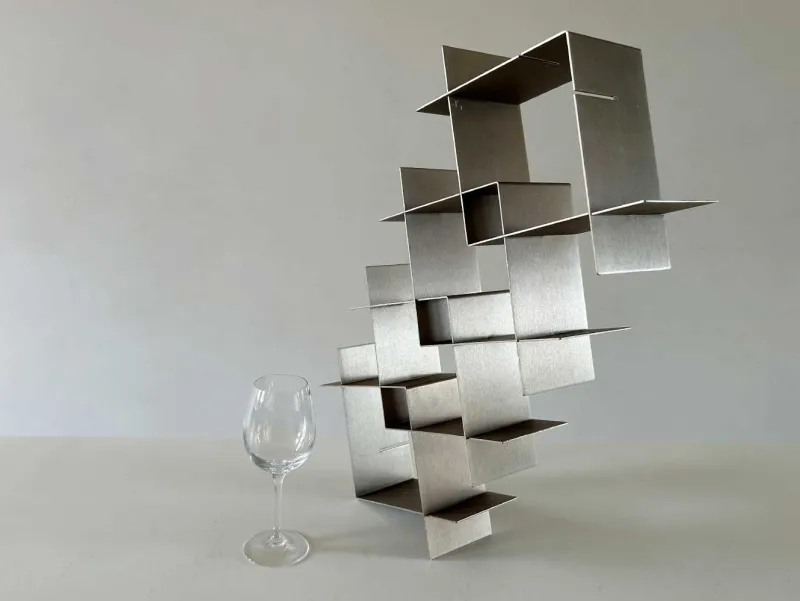 Pamono Bruno Munari, Continuous Structure, 1961-1970, Steel> Sculpture