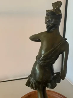 Pamono Bruno Zach, Art Deco Flapper Girl, 1920s, Bronze><noscript><img width=