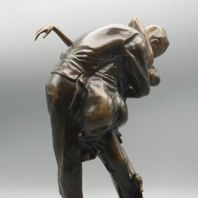 Pamono Bruno Zach, The Kiss, Patinated Bronze Sculpture> Art Deco