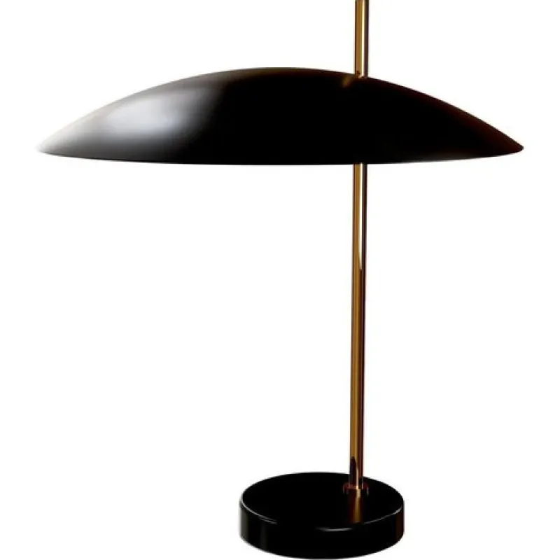 New Pamono Brushed Brass 1013 Table Lamp by Pierre Disderot
