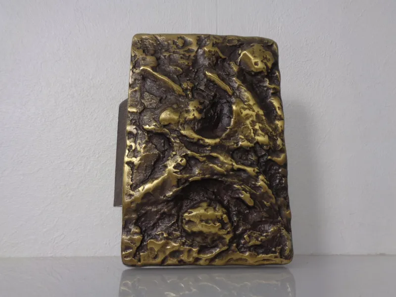 Outlet Pamono Brutalist Alpan Bronze Door Handle, 1960s