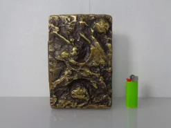 Outlet Pamono Brutalist Alpan Bronze Door Handle, 1960s