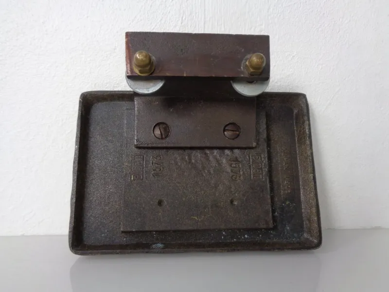 Outlet Pamono Brutalist Alpan Bronze Door Handle, 1960s