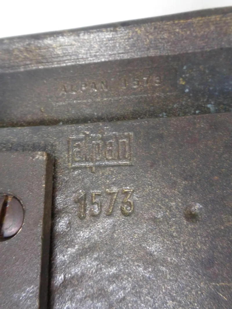 Outlet Pamono Brutalist Alpan Bronze Door Handle, 1960s