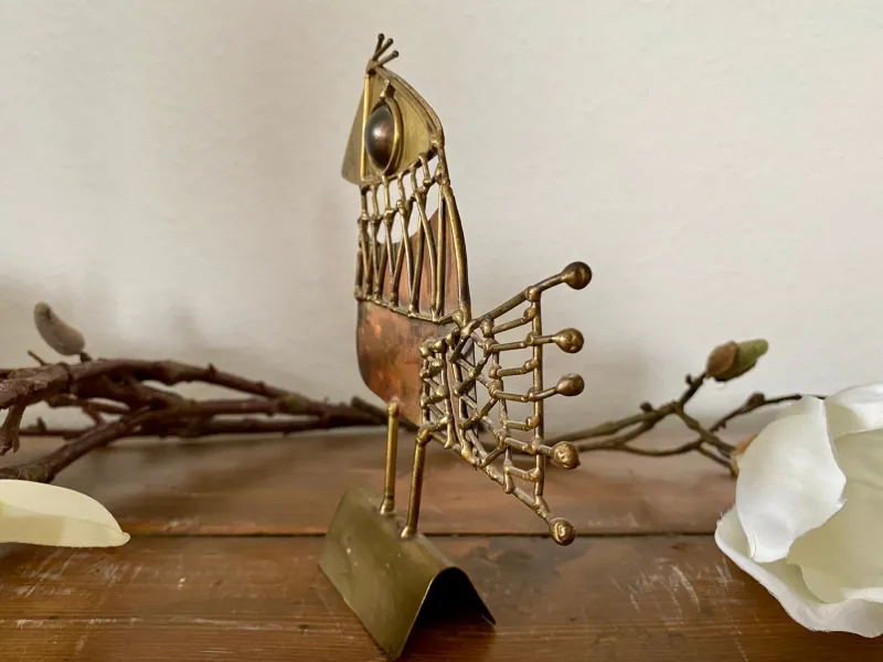 Pamono Brutalist Bird Sculpture by Jarc, France, 1970s> Mid-Century