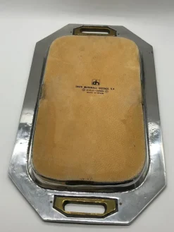 Pamono Brutalist Brass Aluminum Tray Set by David Marshall Disenos, 1980s, Set of 4><noscript><img width=