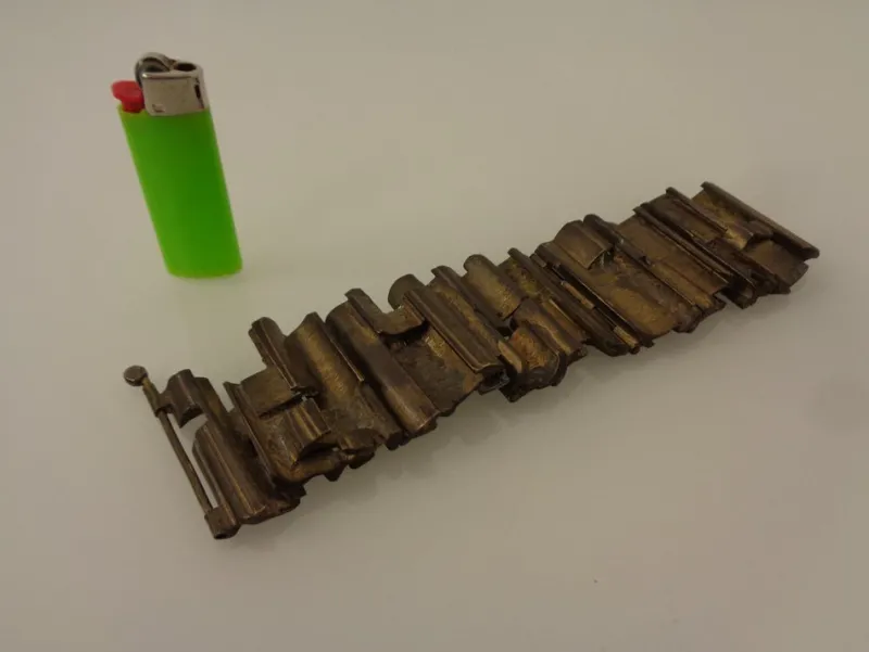 Pamono Brutalist Bronze Bracelet, 1960s> Bracelets