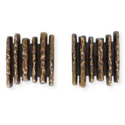 Hot Pamono Brutalist Bronze Door Handles from Alpan, Germany, 1970s, Set of 2