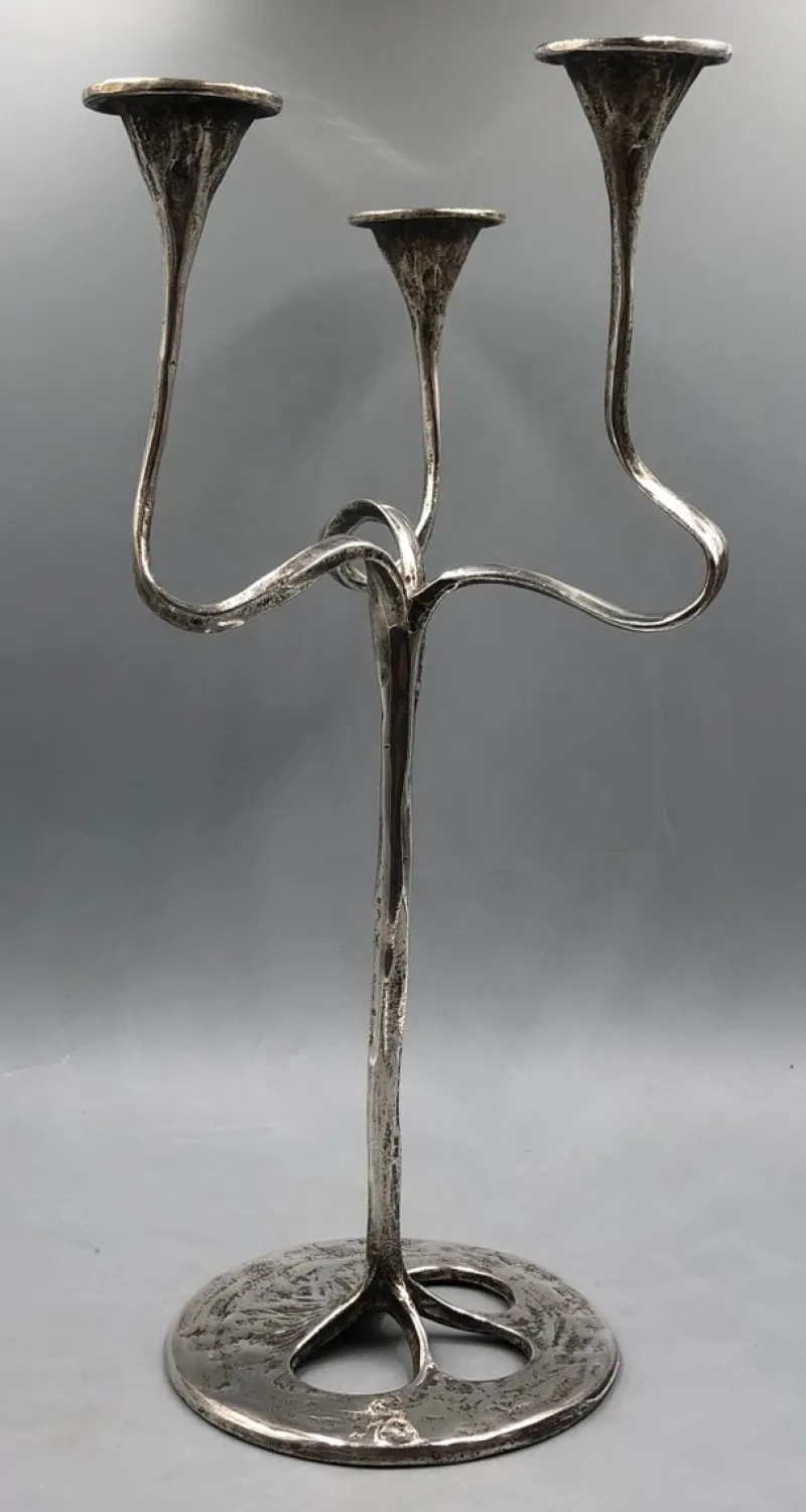 Hot Pamono Brutalist Candlestick by Kurt Jesch for Amadeus