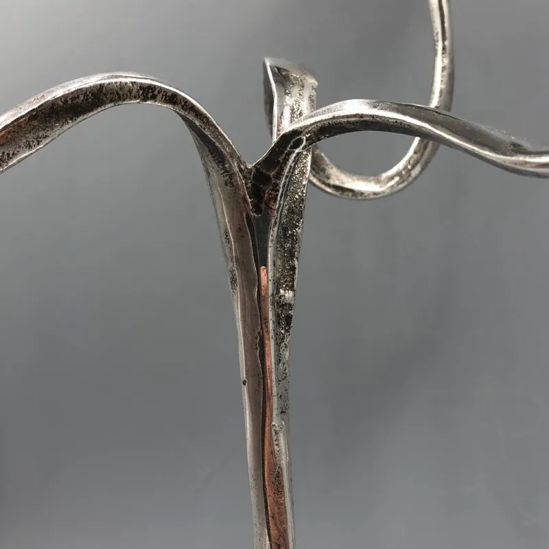 Hot Pamono Brutalist Candlestick by Kurt Jesch for Amadeus