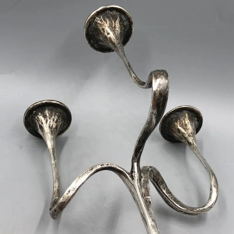 Hot Pamono Brutalist Candlestick by Kurt Jesch for Amadeus