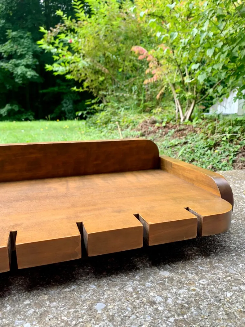 Pamono Brutalist Coat Rack in the style of Charles Dudouyt, 1970s> Racks, Hooks & Valets