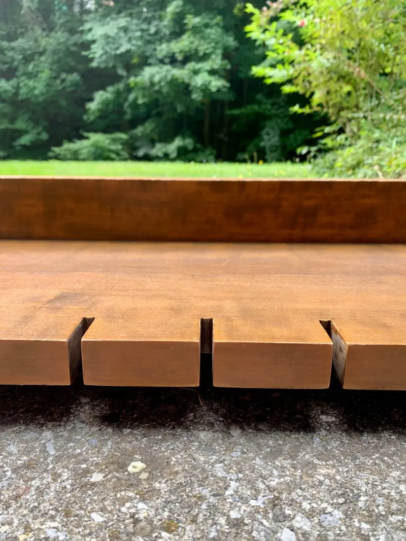 Pamono Brutalist Coat Rack in the style of Charles Dudouyt, 1970s> Racks, Hooks & Valets