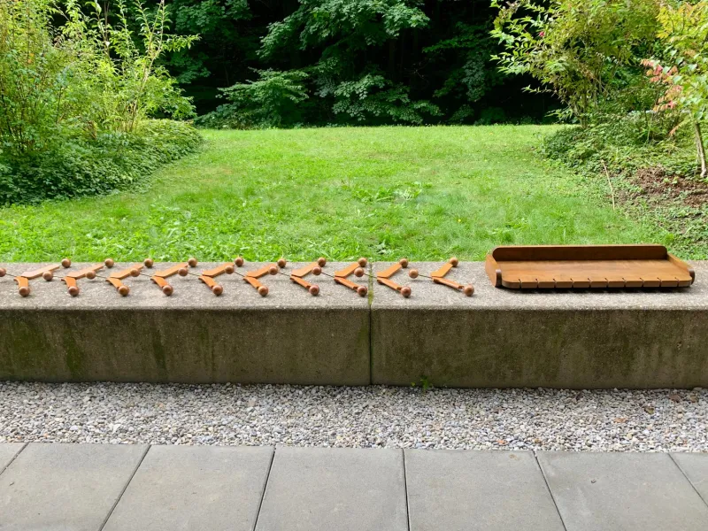 Pamono Brutalist Coat Rack in the style of Charles Dudouyt, 1970s> Racks, Hooks & Valets