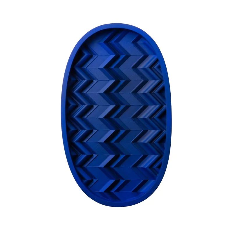 Pamono Brutalist Cobalt Blue Wood Wall Art Installation by Studio DeSimoneWayland> Wall Decor