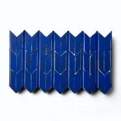 Pamono Brutalist Cobalt Blue Wood Wall Art Installation by Studio DeSimoneWayland><noscript><img width=