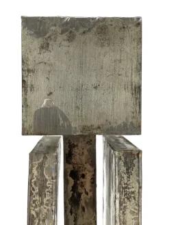 Pamono Brutalist Column Sculpture, 1960s, Sheet Steel><noscript><img width=