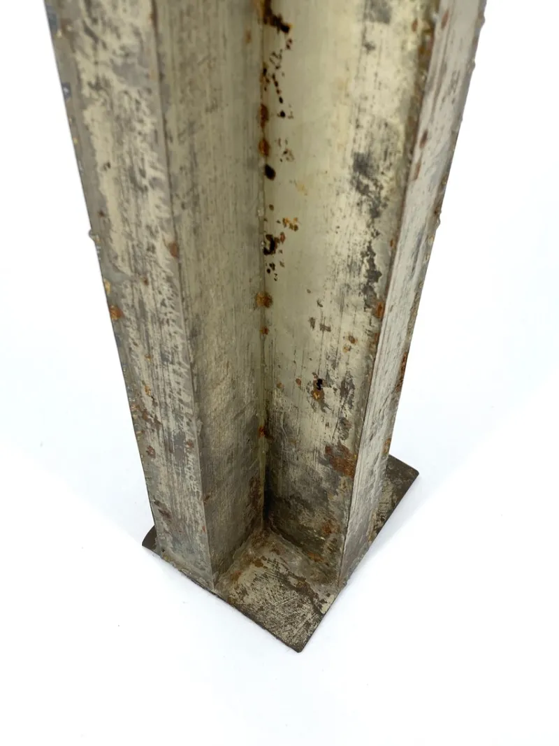 Pamono Brutalist Column Sculpture, 1960s, Sheet Steel> Sculpture