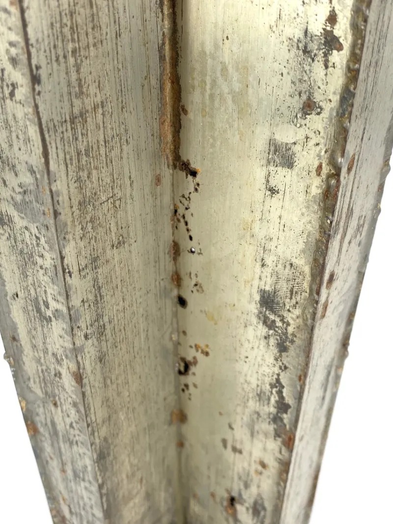 Pamono Brutalist Column Sculpture, 1960s, Sheet Steel> Sculpture