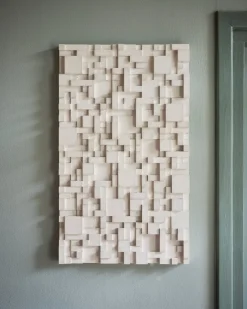 Online Pamono Brutalist Concrete Wall Art in White by Tom's Factory