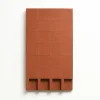 Pamono Brutalist Concrete Wall Art in Burnt Orange by Tom's Factory> Minimalist|Mid-Century