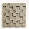 New Pamono Brutalist Concrete Wall Art in White by Tom's Factory