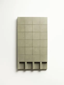 Pamono Brutalist Concrete Wall Art in Warm Grey by Tom's Factory> Minimalist|Mid-Century