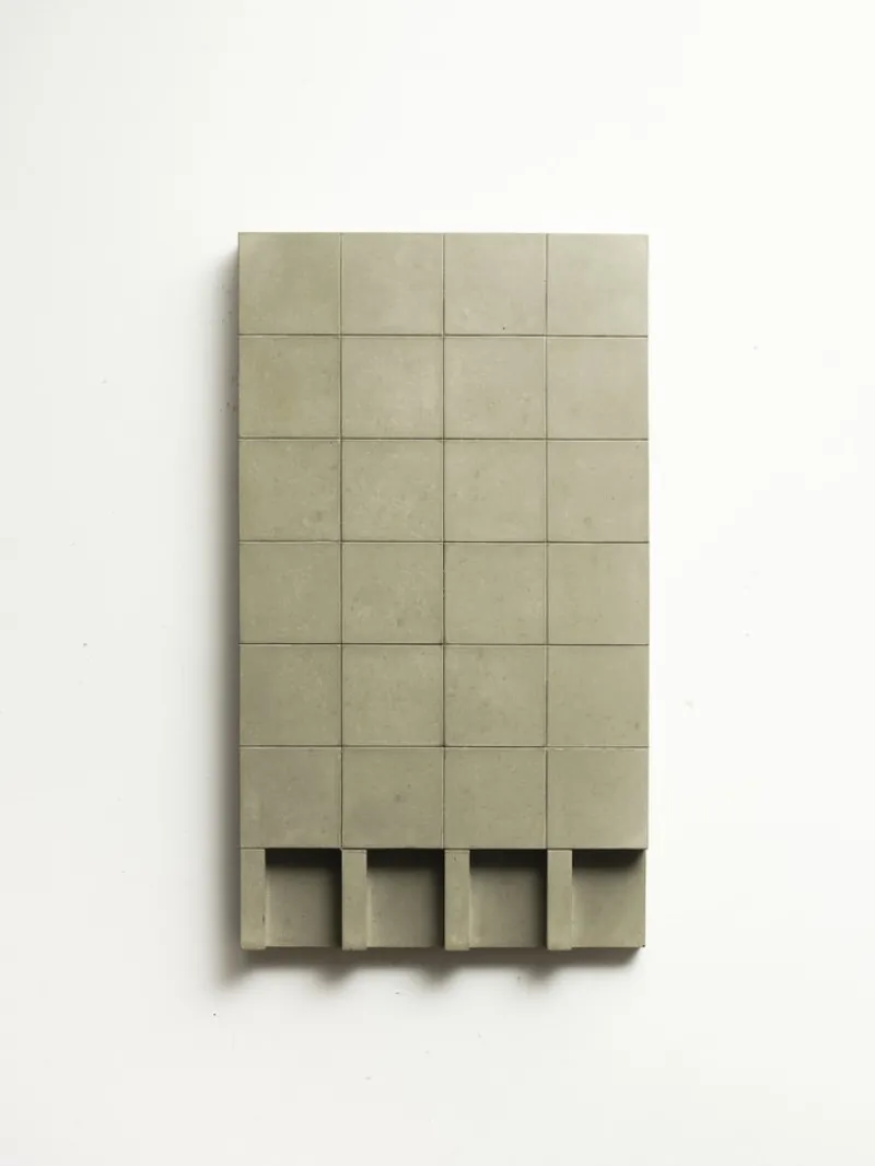 Pamono Brutalist Concrete Wall Art in Warm Grey by Tom's Factory> Minimalist|Mid-Century