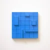 Pamono Brutalist Concrete Wall Art in Vivid Blue by Tom's Factory