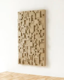 Pamono Brutalist Concrete Wall Art in Beige by Tom's Factory> Wall Decor