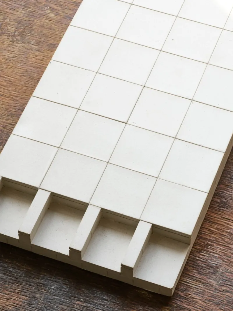 Pamono Brutalist Concrete Wall Art in Off White by Tom's Factory> Wall Decor