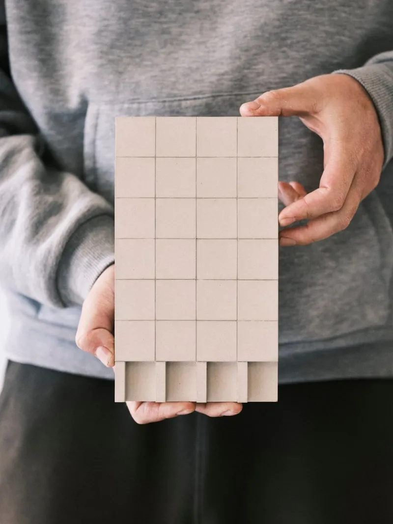 Pamono Brutalist Concrete Wall Art in Off White by Tom's Factory> Wall Decor