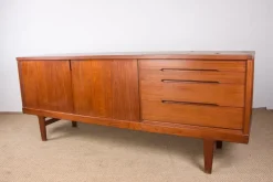 Hot Pamono Brutalist Danish Teak Sideboard by Henning Kjærnulf for Vejle Stole, 1960s