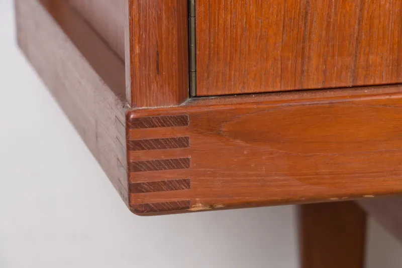 Hot Pamono Brutalist Danish Teak Sideboard by Henning Kjærnulf for Vejle Stole, 1960s