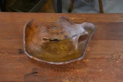 Online Pamono Brutalist Elm Fruit Bowl, 1970s