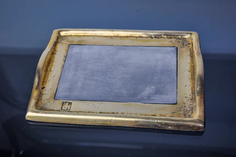 Pamono Brutalist Empty Pocket Tray by David Marshall, Spain, 1980s> Trays