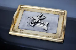 Pamono Brutalist Empty Pocket Tray by David Marshall, Spain, 1980s> Trays