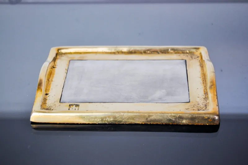 Pamono Brutalist Empty Pocket Tray by David Marshall, Spain, 1980s> Trays
