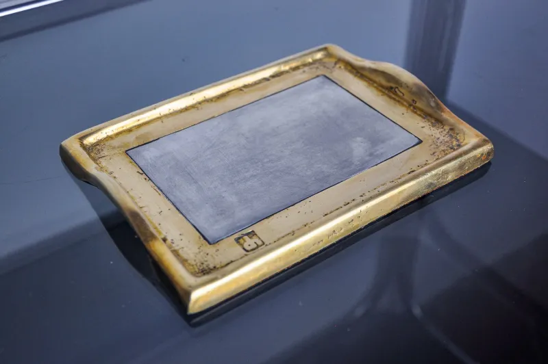 Pamono Brutalist Empty Pocket Tray by David Marshall, Spain, 1980s> Trays