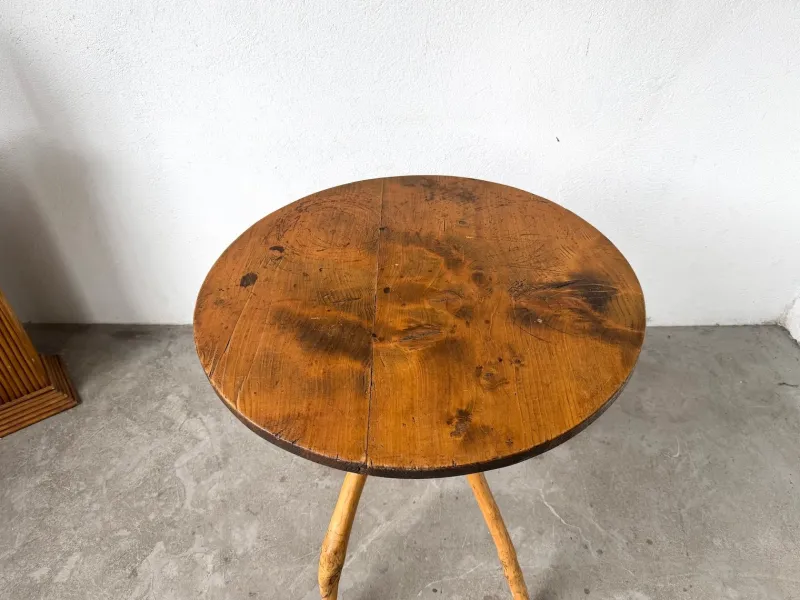 Pamono Brutalist Folk Art Table, 1950s> Coffee & Side Tables