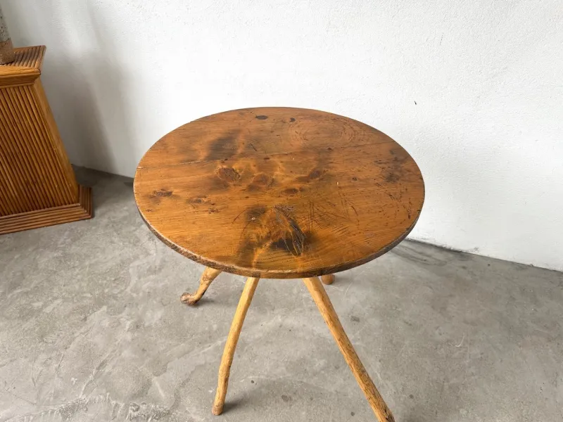 Pamono Brutalist Folk Art Table, 1950s> Coffee & Side Tables