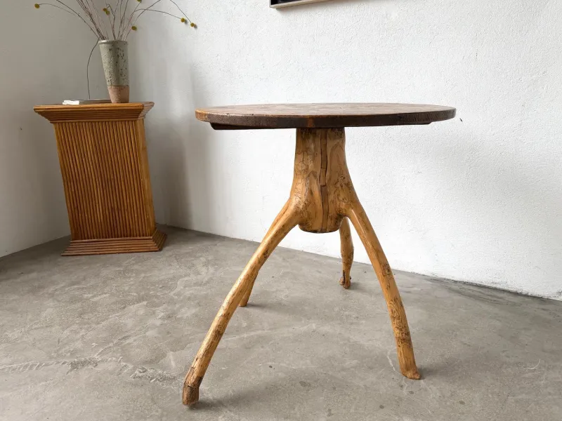 Pamono Brutalist Folk Art Table, 1950s> Coffee & Side Tables