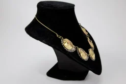 Sale Pamono Brutalist Handmade Brass Necklace 1970s