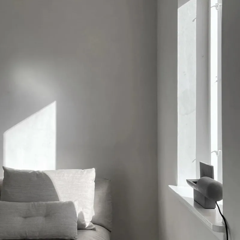 Discount Pamono Brutalist Lamp in Concrete by Le Corbusier