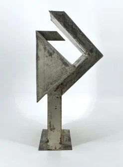 Pamono Brutalist Sculpture, 1960s, Sheet Steel> Sculpture