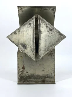 Pamono Brutalist Sculpture, 1960s, Sheet Steel><noscript><img width=