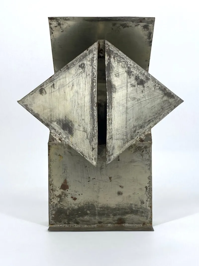 Pamono Brutalist Sculpture, 1960s, Sheet Steel> Sculpture