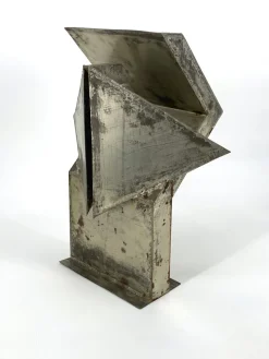 Pamono Brutalist Sculpture, 1960s, Sheet Steel><noscript><img width=