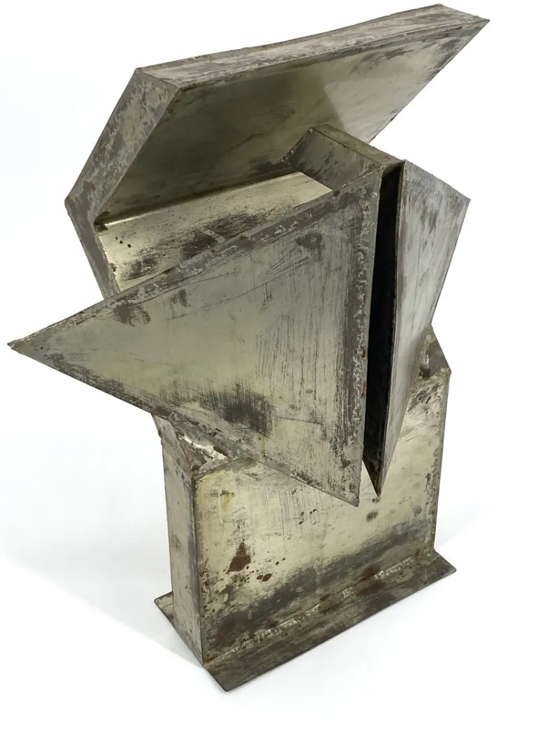 Pamono Brutalist Sculpture, 1960s, Sheet Steel> Sculpture